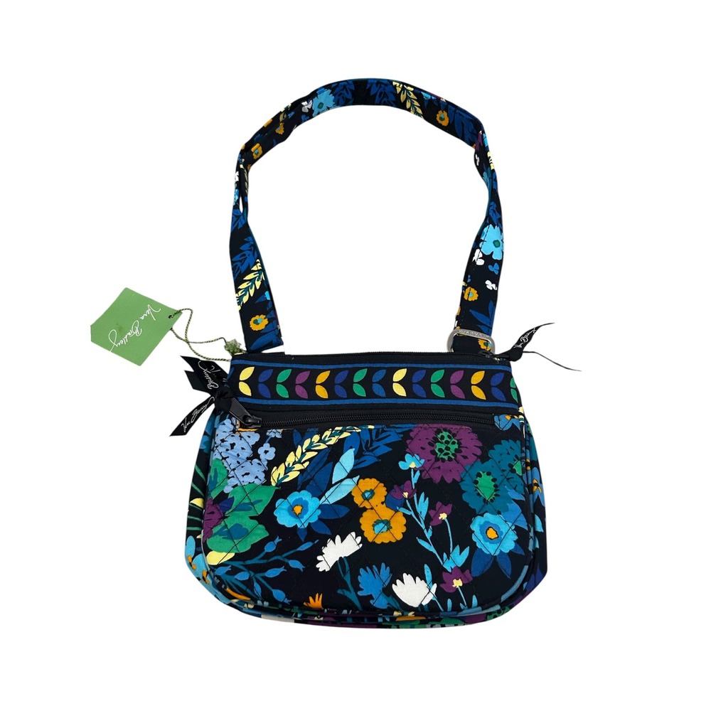 Vera Bradley Midnight Blues Little Flap Hipster Crossbody Purse Bag NWT